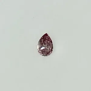 0.15 CARAT PEAR SHAPE NATURAL FANCY BROWNISH PURPLISH PINK EVEN LOOSE PINK ARGYLE DIAMOND GIA CERTIFIED 0.15 CT FBPP BY MIKE NEKTA NYC