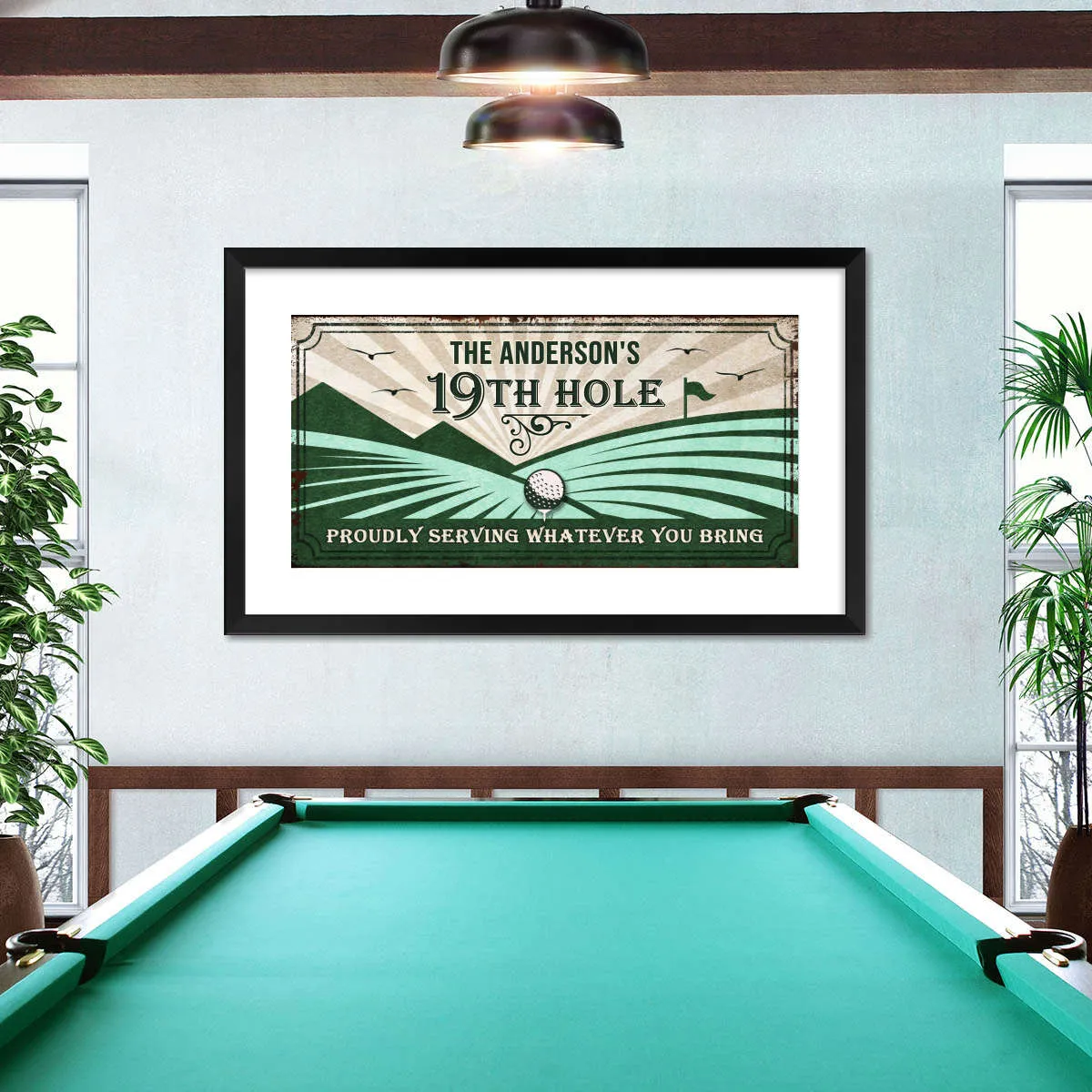 19th Hole Sign Wall Art