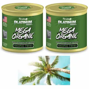 2 Paradise Mega Organic Air Freshener Fiber Can Long Lasting Aroma Scent Tropic