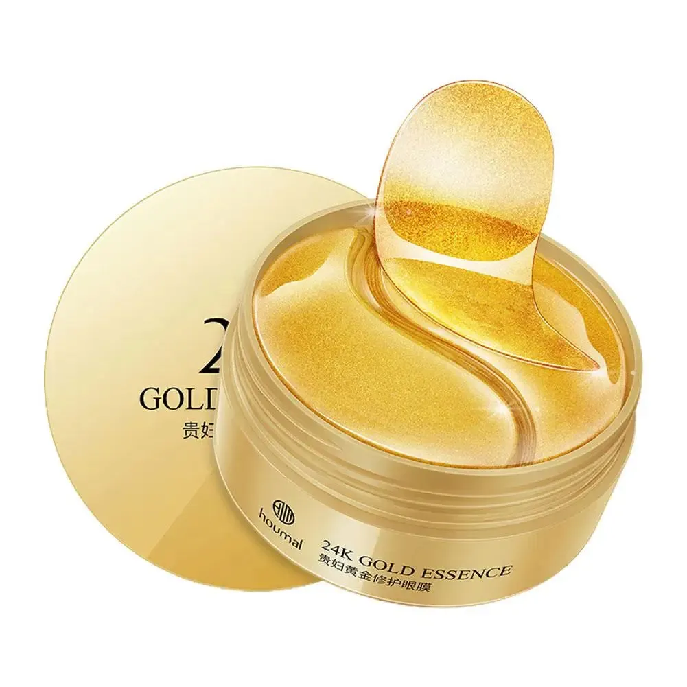 60 Piece Seaweed 24K Golden Collagen Eye Mask Anti Dark Circles Moisturizing Anti Aging