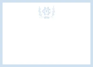Audrey Monogram Note Cards