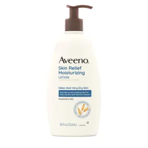 Aveeno Skin Relief Moisturizing Body Lotion with Oat & Shea Butter for Very Dry Skin - 18oz