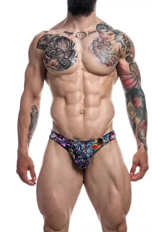Cut For Men Low Rise Bikini Brief Tattoo Large
