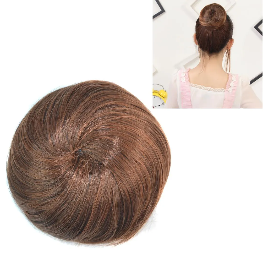 Flower Bun Hair Disk Set - Compact and Colourful