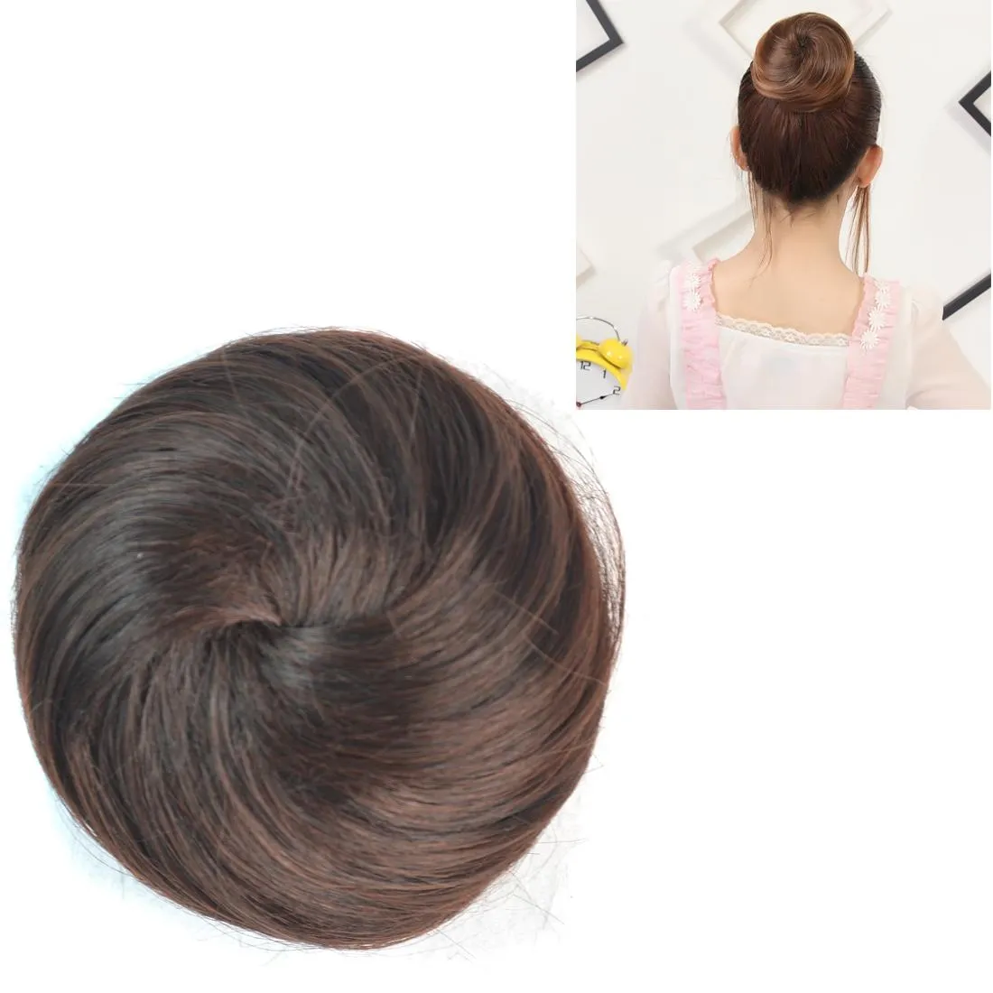 Flower Bun Hair Disk Set - Compact and Colourful