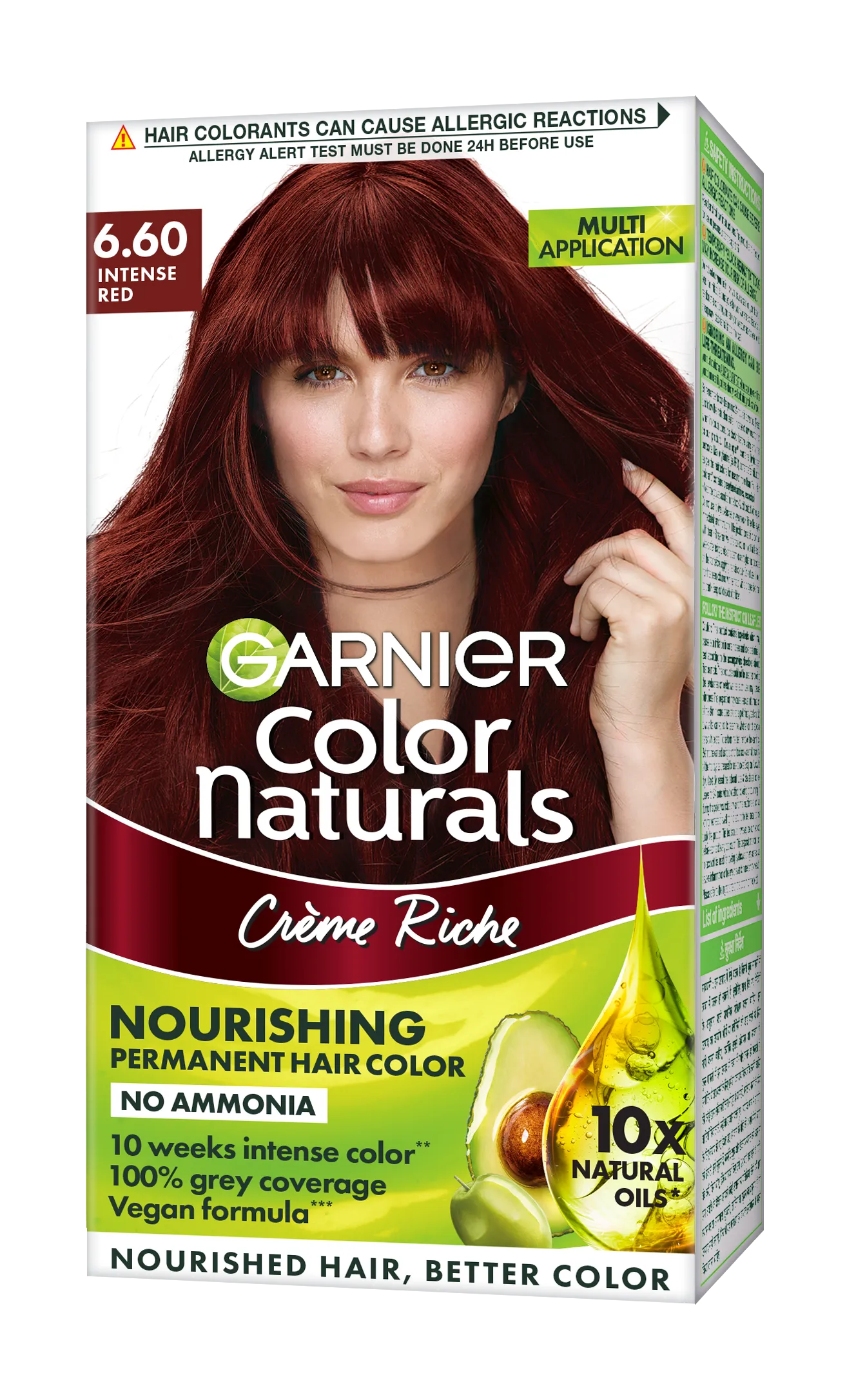 Garnier Intense Red Hair Color 6.60 Freebie