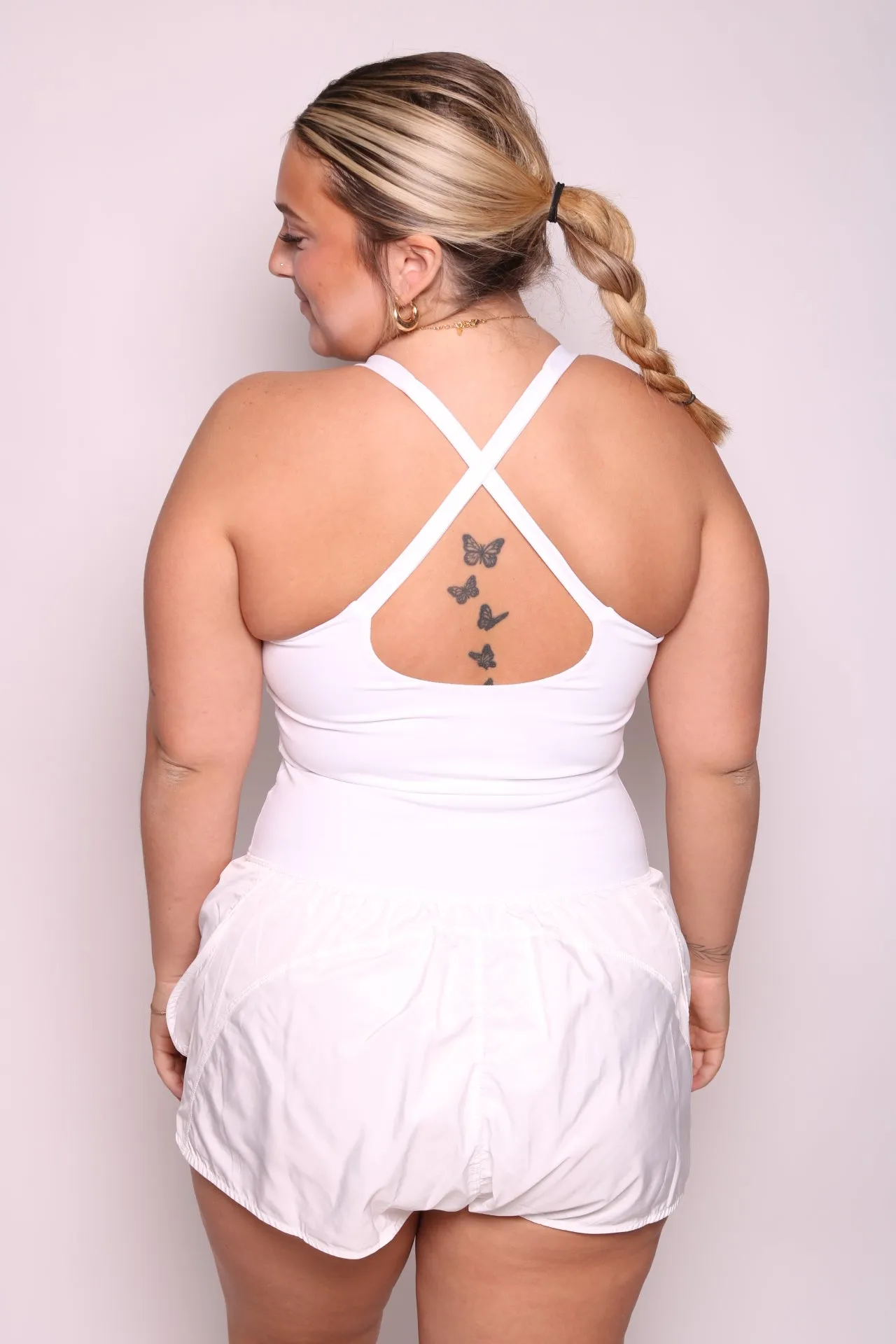 Go With The Flow White Romper
