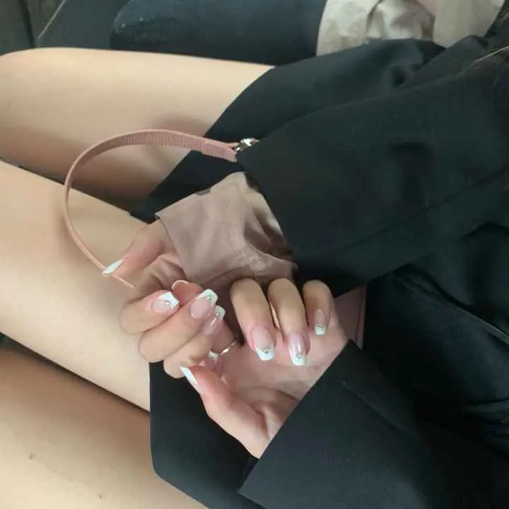 High Quality Jelly Fale Nails Artificial-أظافر جيلي فيل