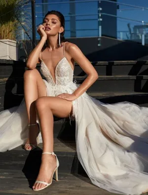 Isabella white wedding dress