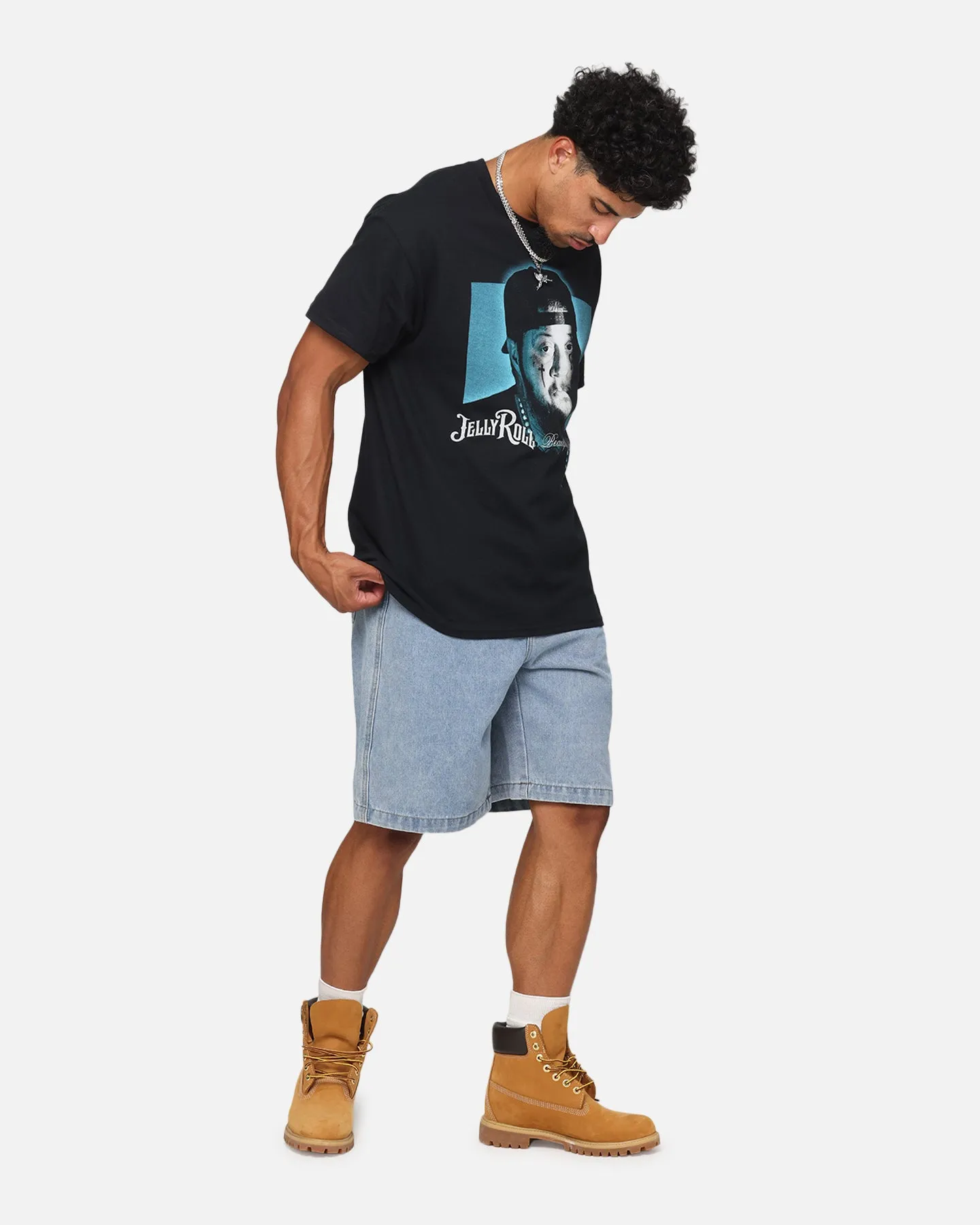 Jelly Roll Square Portrait T-Shirt Black