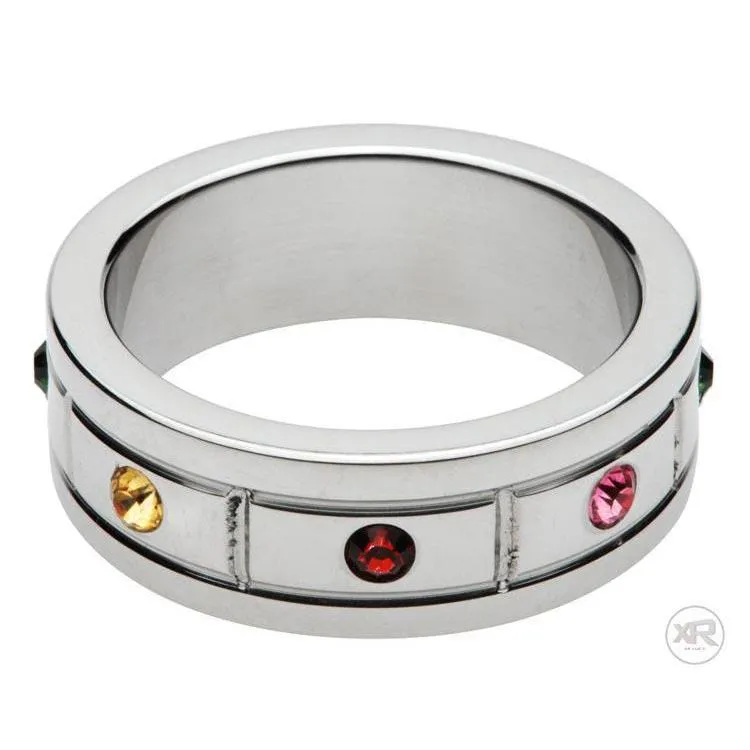 Jeweled Cock Ring - 1.95"