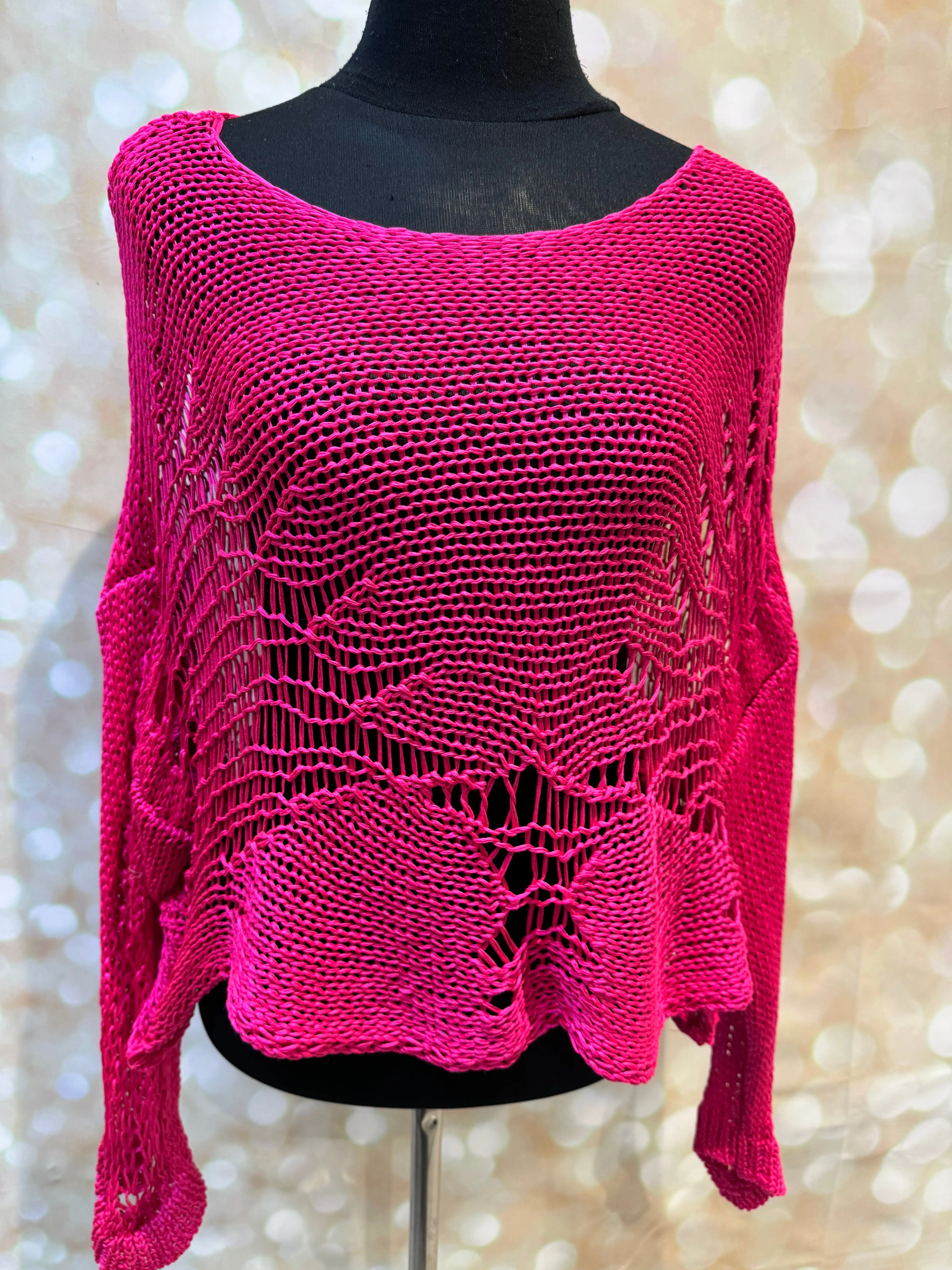 Laddered Silky Knit Jumper