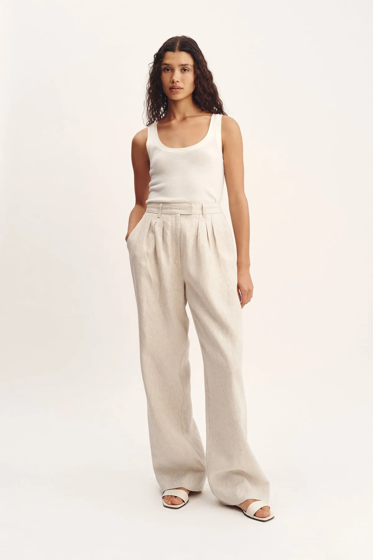 LOUIS TROUSER - NATURAL