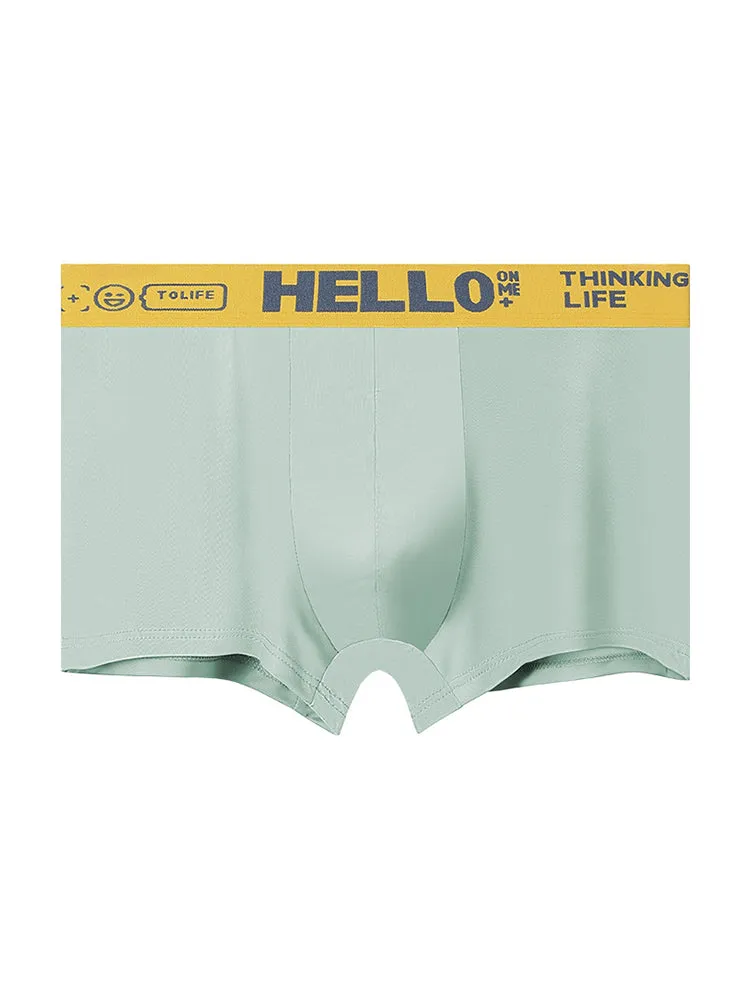 Mens Silky Thin Pouch Trunks