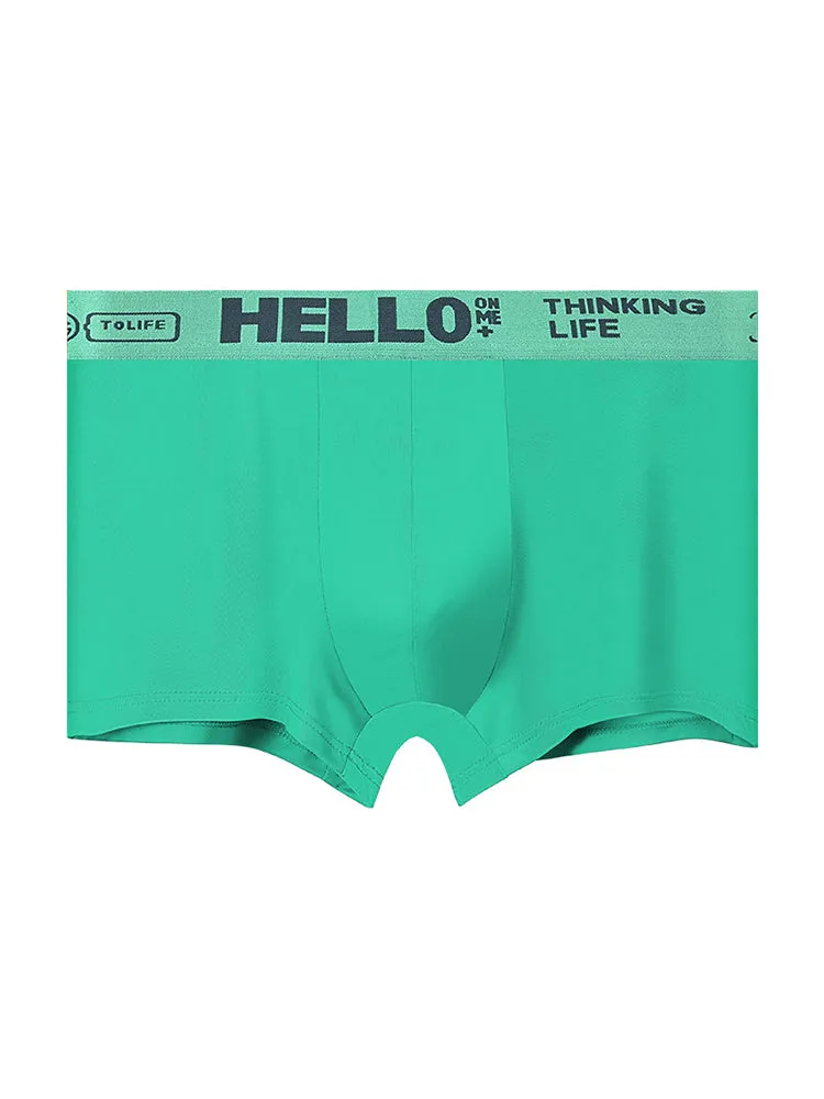 Mens Silky Thin Pouch Trunks