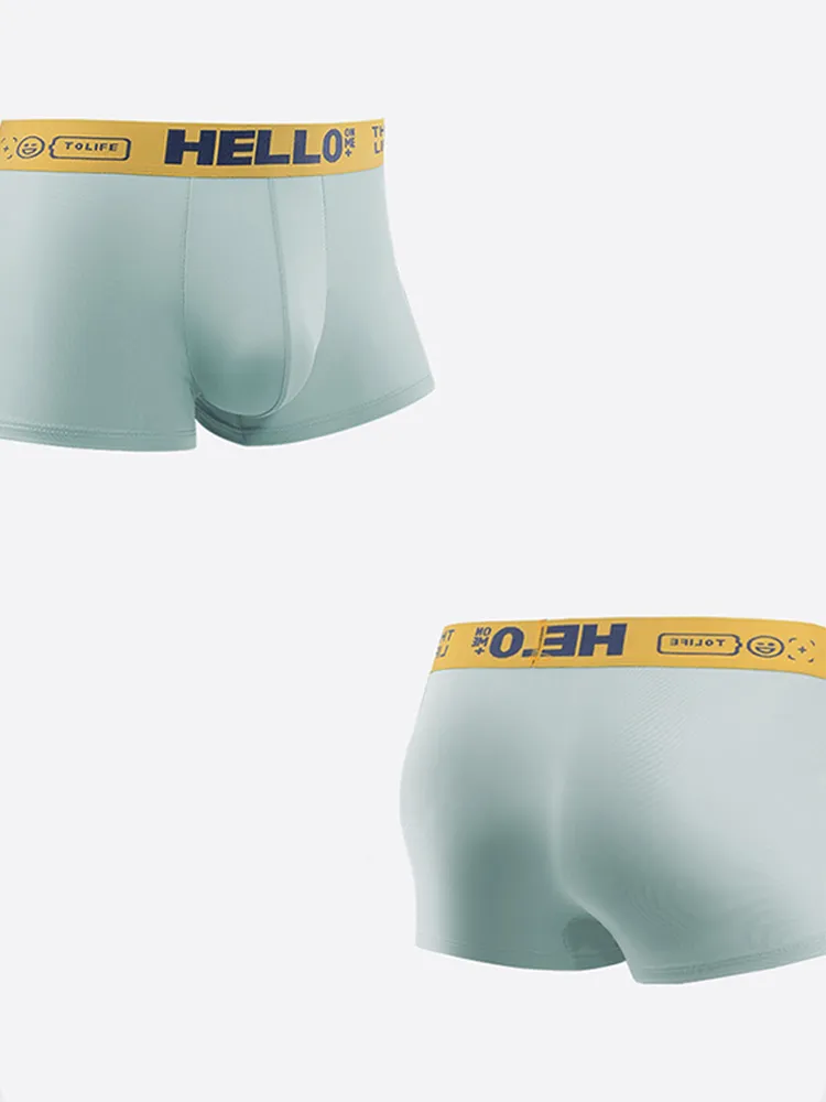 Mens Silky Thin Pouch Trunks