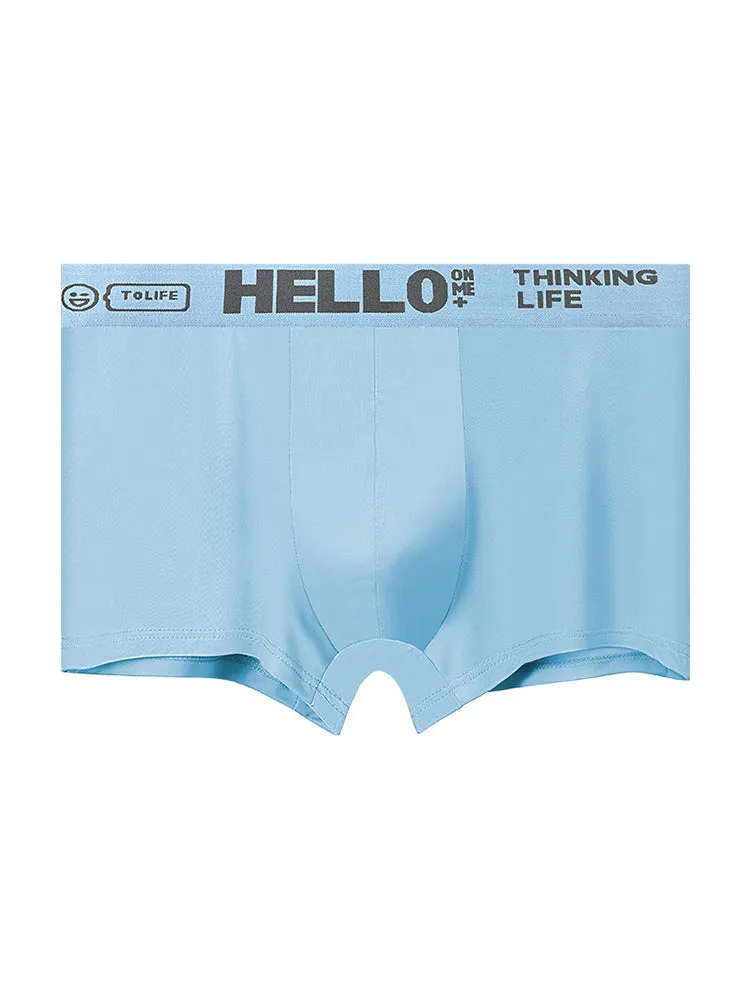 Mens Silky Thin Pouch Trunks