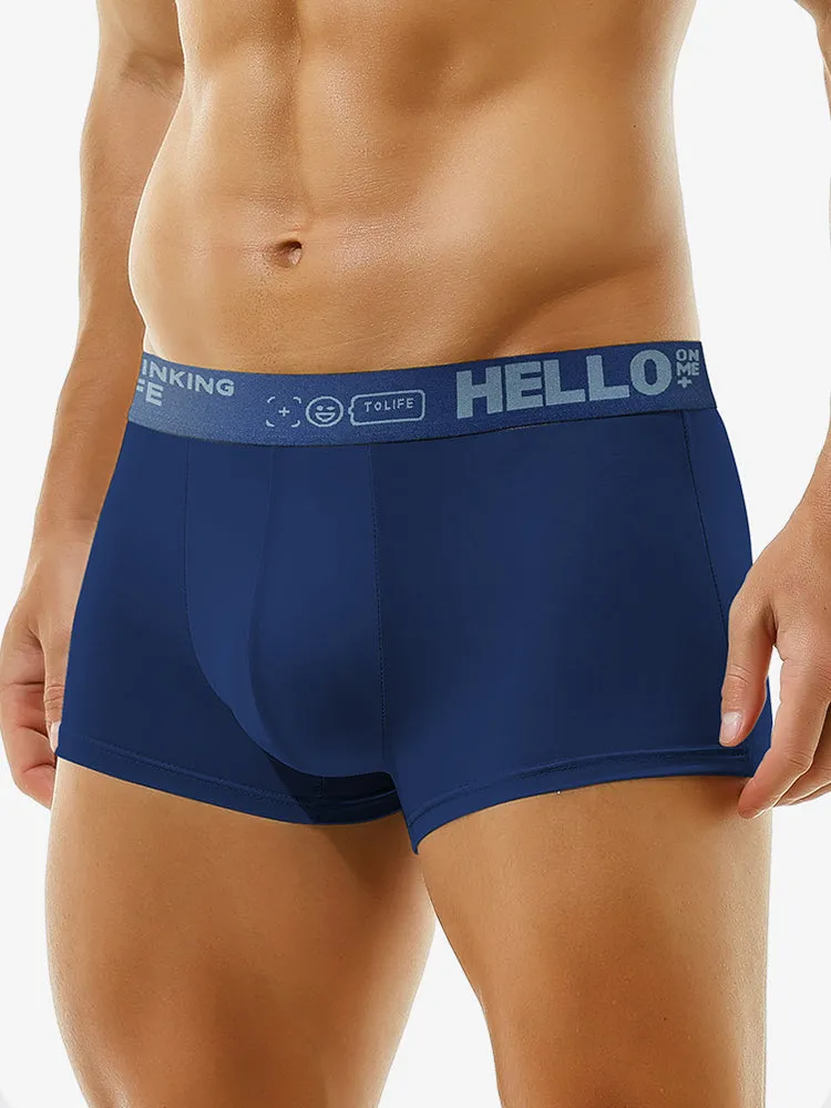 Mens Silky Thin Pouch Trunks