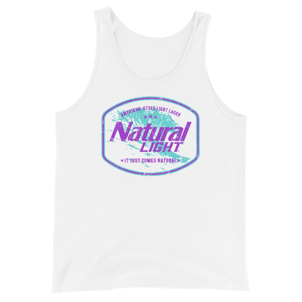 Natural Light Retro Wave Tank Top