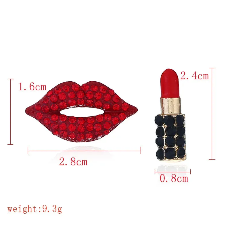 Sexy Lady Lipstick Earrings