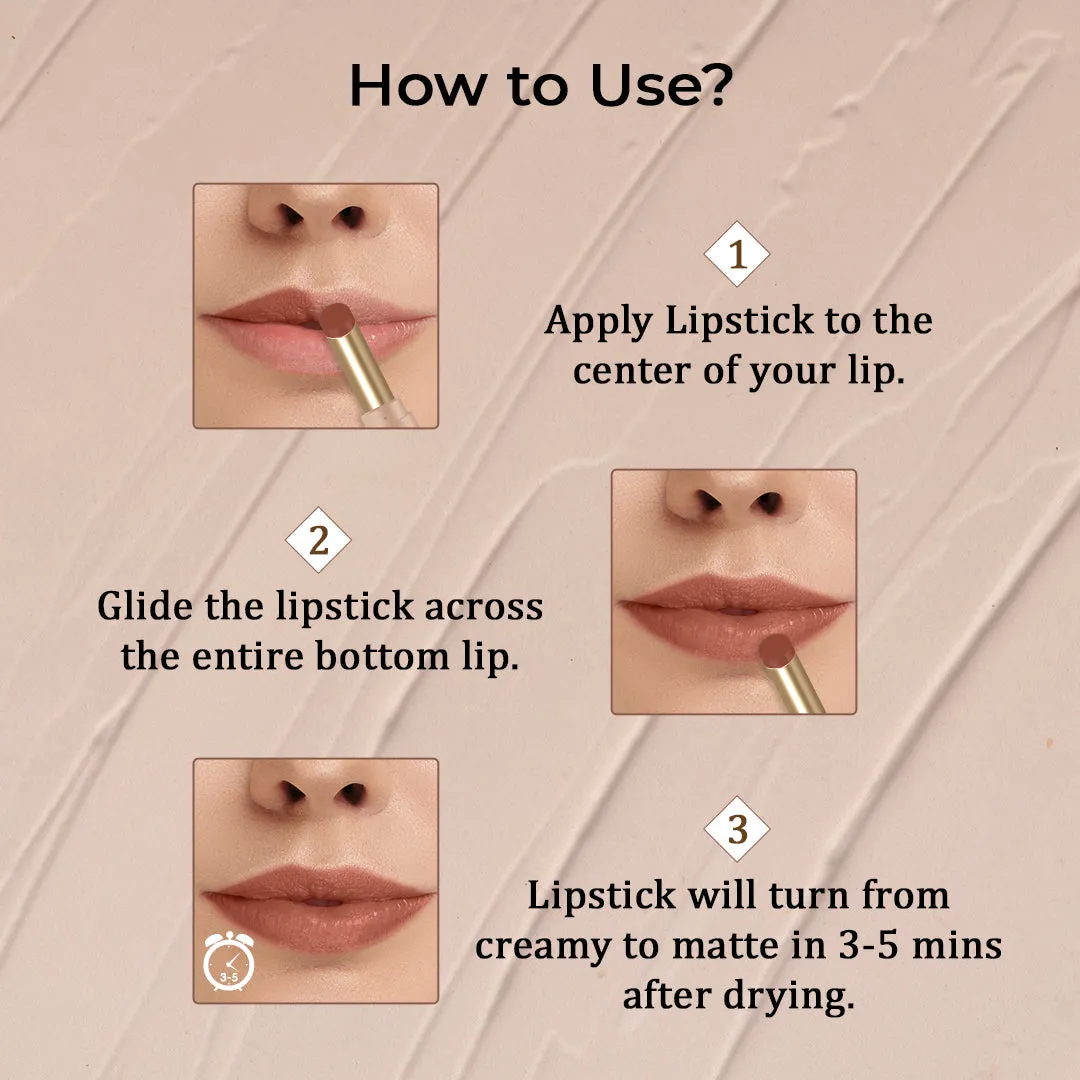 SILKY MATTE FUSION LONGSTAY LIP COLOUR (03 Solar Rust)