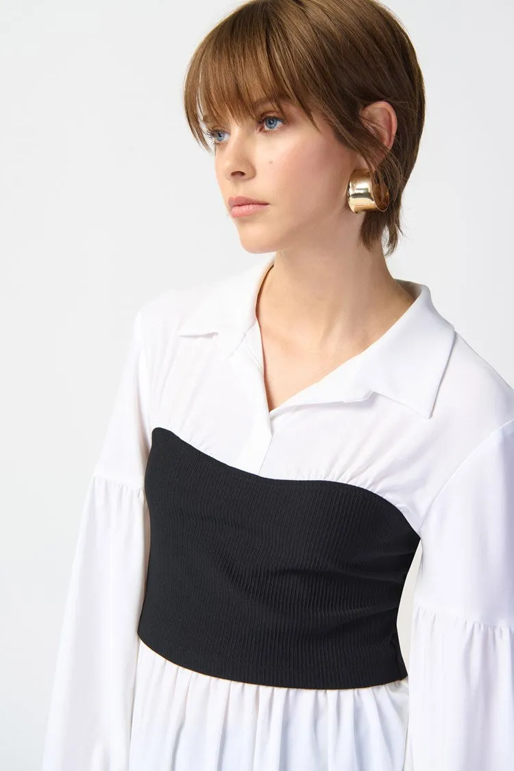 Silky Tunic with Bustier