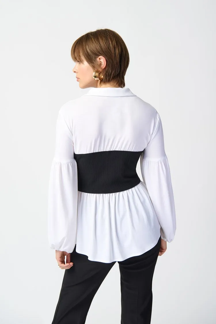 Silky Tunic with Bustier