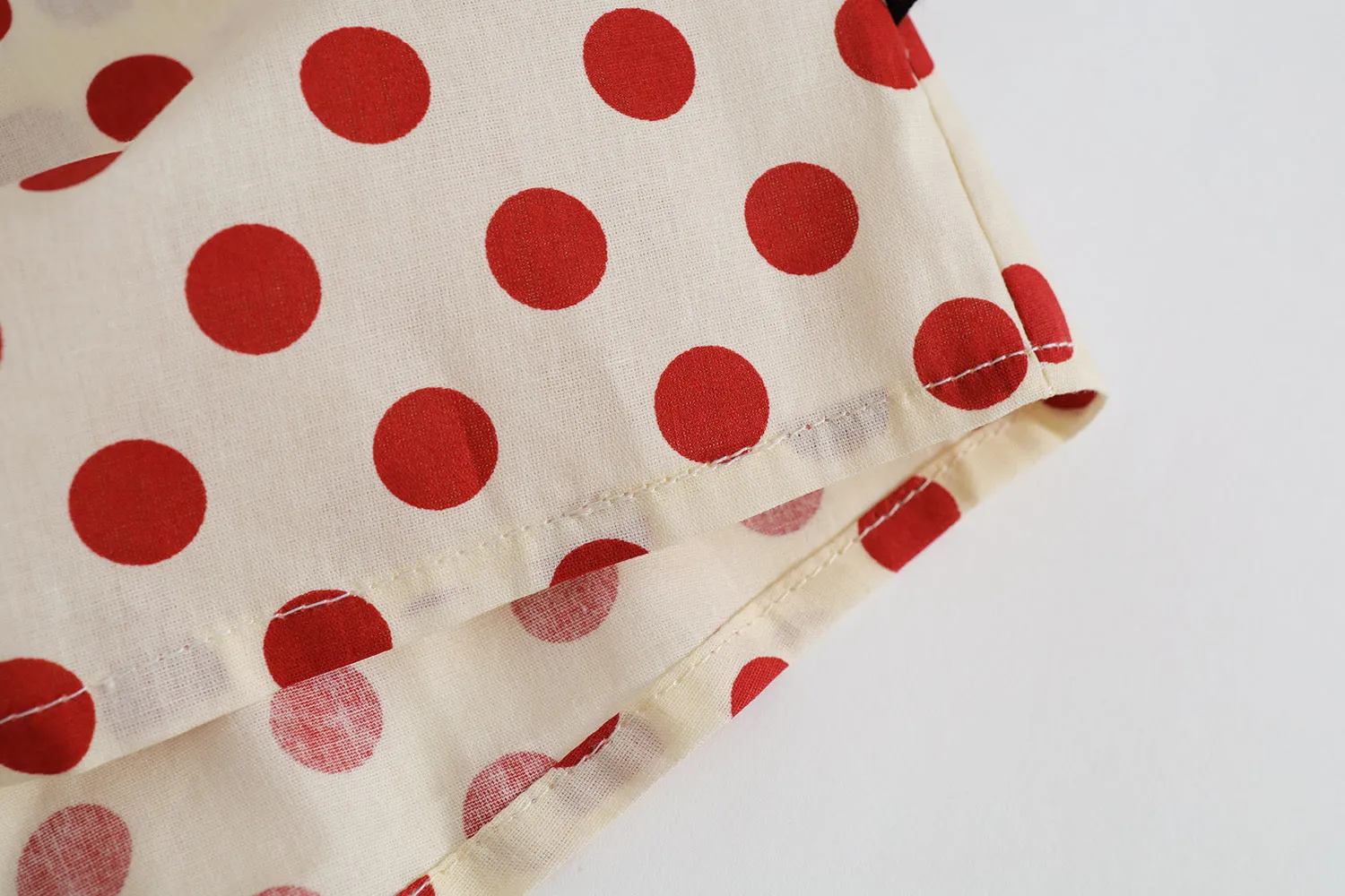 Sweet Red Polka Dot Short Sleeve Shirt