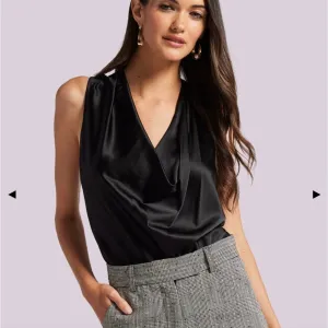 Vintage Silky Escapades Top - Medium