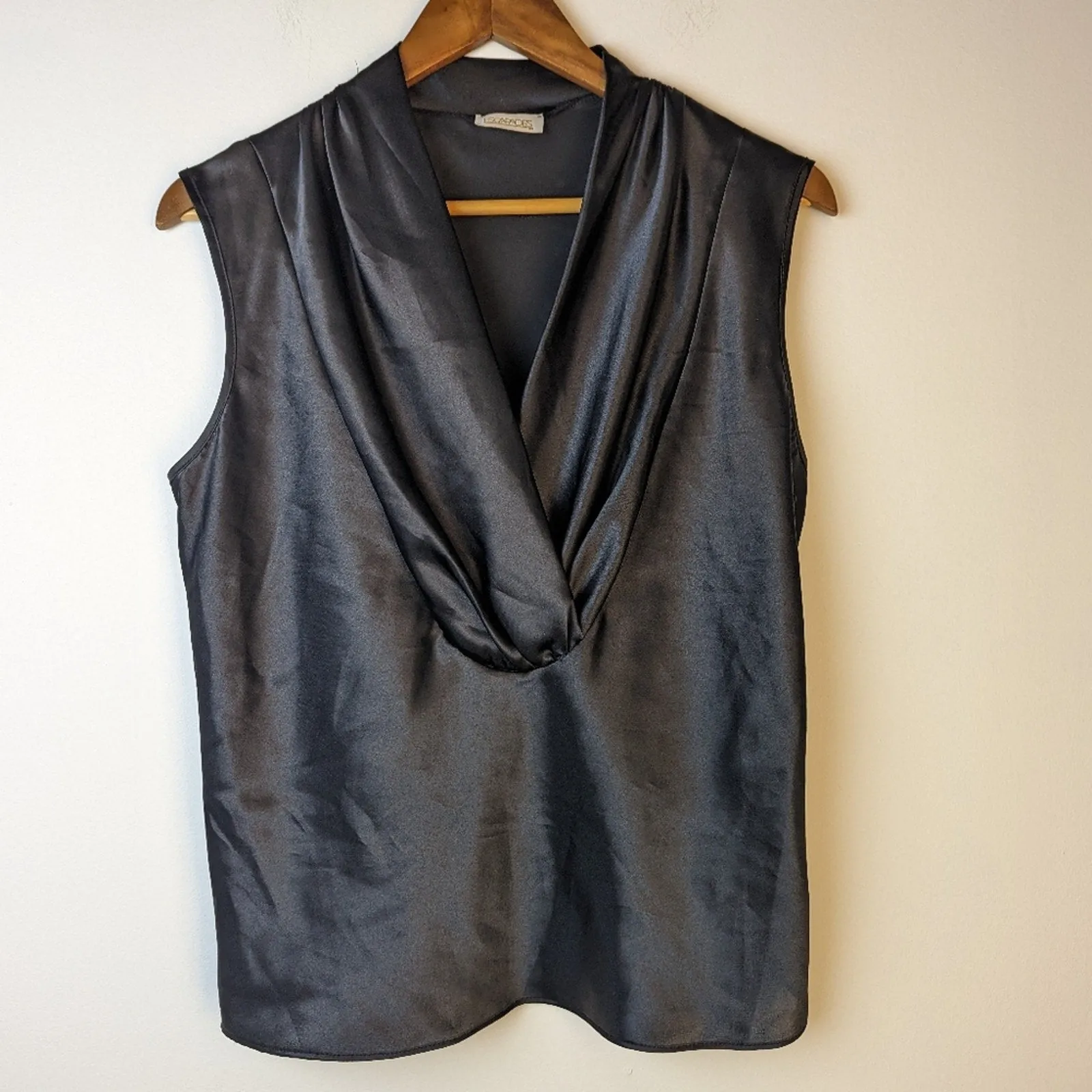 Vintage Silky Escapades Top - Medium