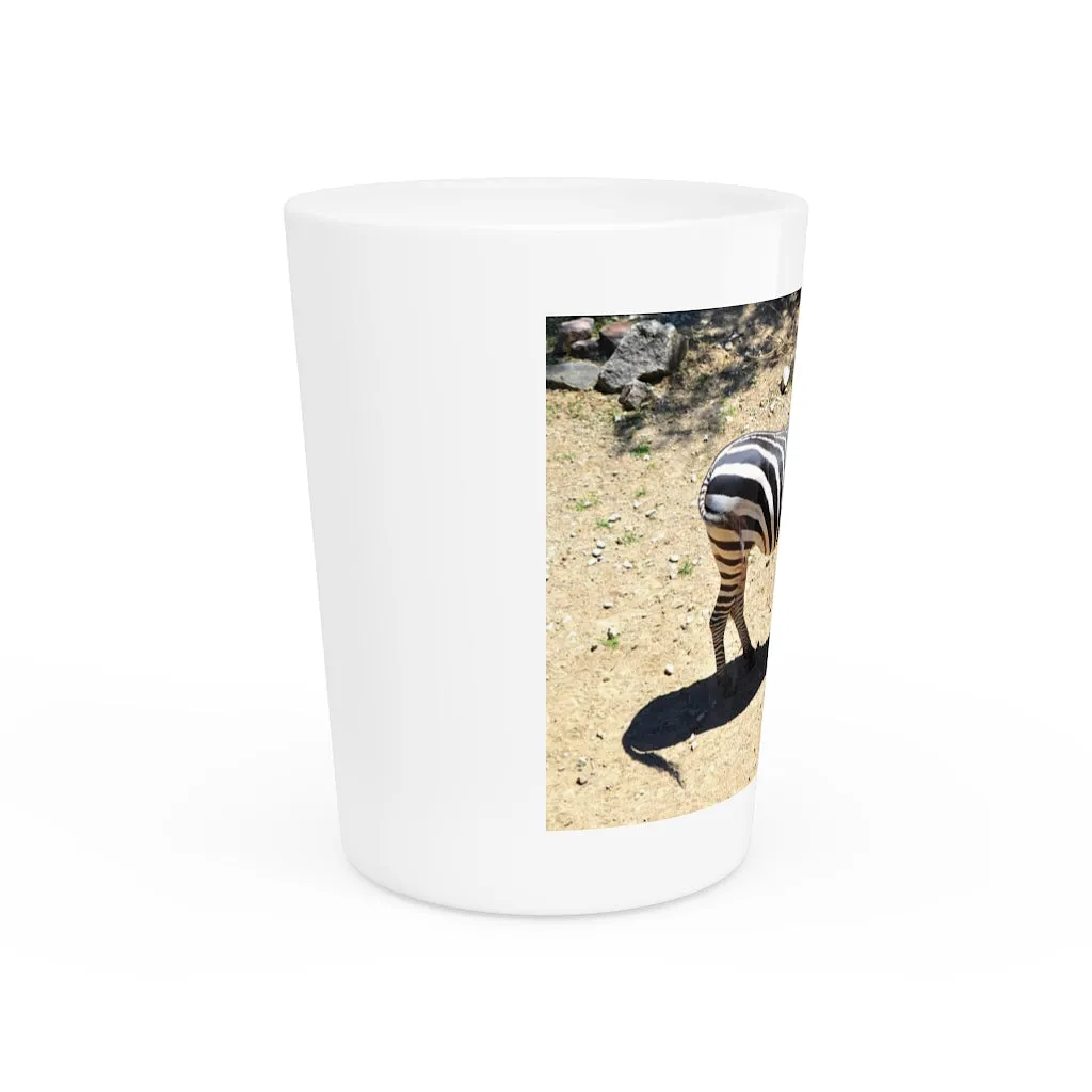 Zebra Shot Glass